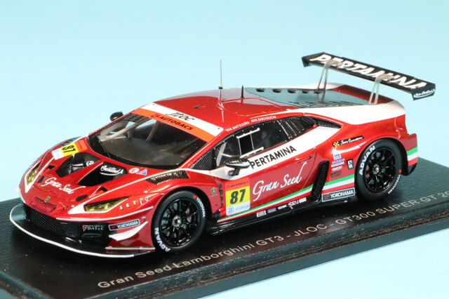 スパーク 1/43 グランシード ランボルギーニ ウラカン GT3 スーパーGT GT300 2021 No.87 松浦孝亮/坂口夏月　SGT011