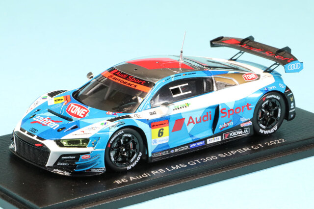 スパーク 1/43 チームルマン アウディ R8 LMS スーパーGT GT300 2022 No.6 片山義章/ロベルト・メルヒ　SGT049