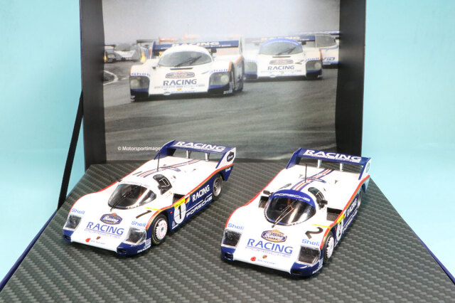 海外ショップ特注スパーク 1/43 ポルシェ 956K ニュル 1000km 1983 No.1 No.2 2台セット　M83956