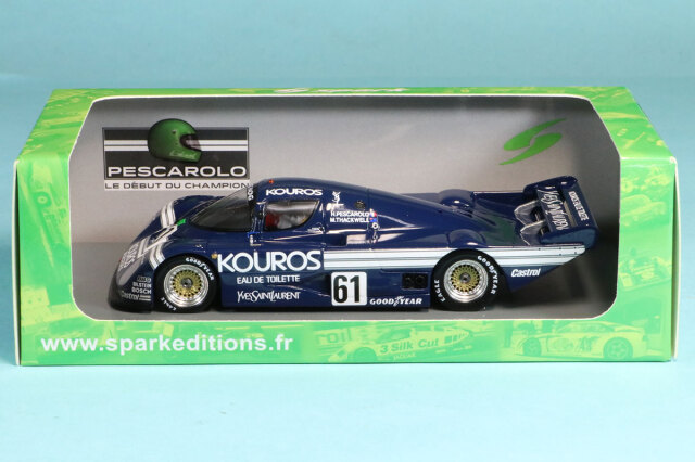 海外ショップ特注スパーク 1/43 ザウバー C9 クーロス ニュル 1000km 1986 No.61 ウィナー 　HP09
