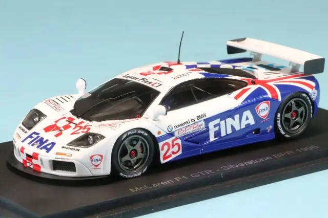 スパーク 1/43 マクラーレン F1 GTR FINA BPR シルバーストーン 1996 No.25　S6665