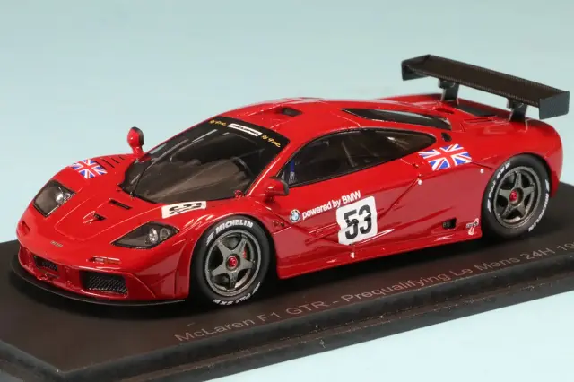 スパーク 1/43 マクラーレン F1 GTR ルマン 1996 予備予選 No.53　S6667
