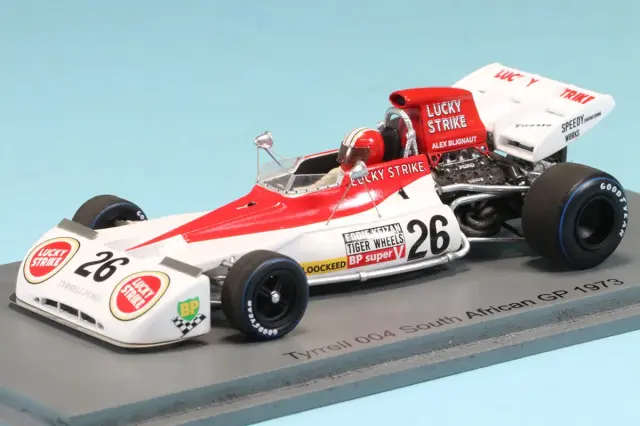 スパーク 1/43 ティレル 004 南アフリカGP 1973 E.ケイザン　S7233