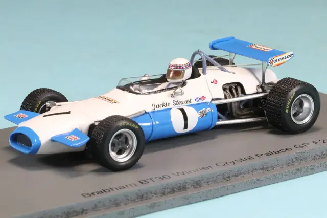 スパーク 1/43 ブラバム BT30 F2 クリスタル パレス 1970 J.スチュワート ウィナー　S8309