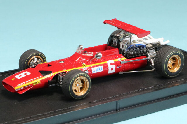 トップマルケス/GPレプリカーズ 1/43 フェラーリ 312 フランスGP 1968 Winner J.イクス　GRP43032D