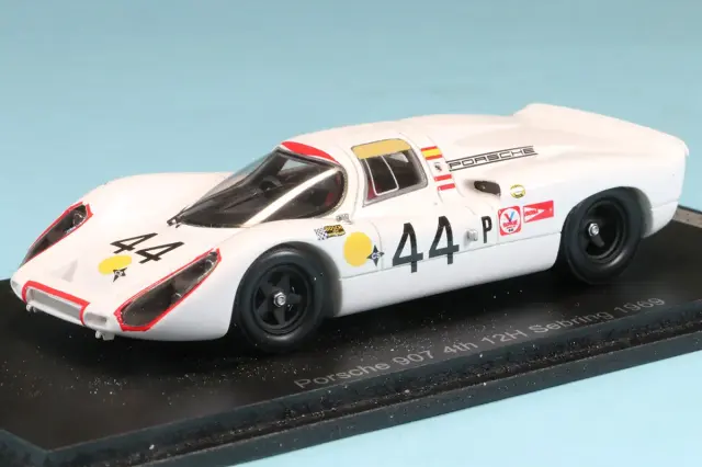 スパーク 1/43 ポルシェ 907 セブリング 12h 1969 No.44　US273