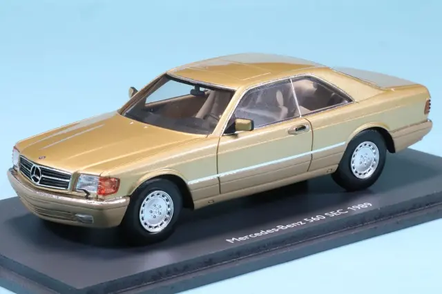 シュコー 1/43 メルセデスベンツ 560 SEL 1989 ゴールド　43U00098
