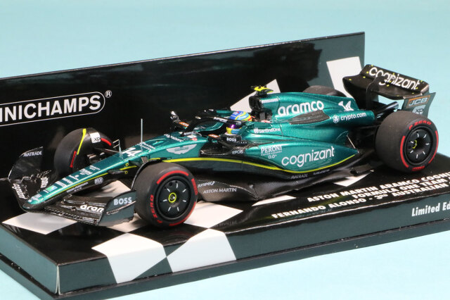 ミニチャンプス 1/43 アストンマーチン AMR23 F.アロンソ オーストラリアGP 2023 3位入賞　417230314