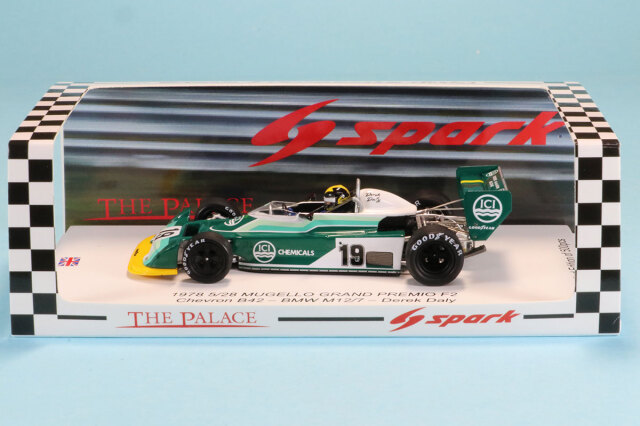HRC特注スパーク 1/43 シェブロン B42 F2 ムジェロGP 1978 D.デイリー 初優勝　HRCS003