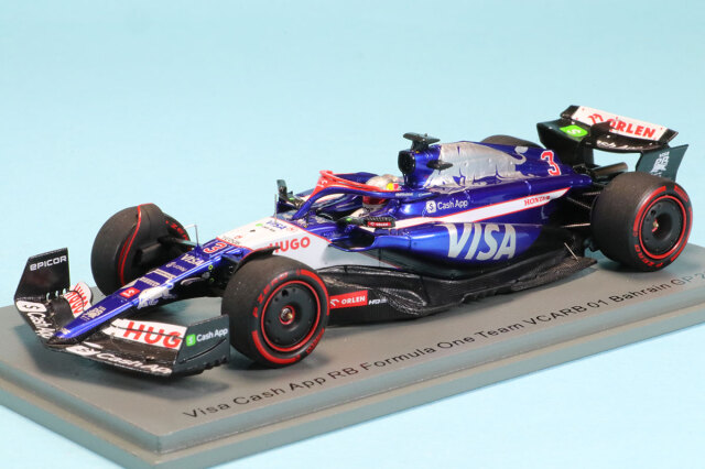 スパーク 1/43 ビザ RB VCARB01 バーレーンGP 2024 D.リカルド　S9521