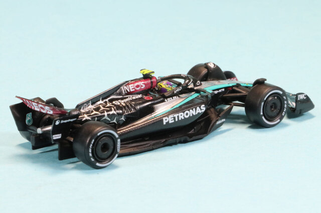 ミニカー spark model W124AMGhammer スパーク 1/64 メルセデス AMG W15 2024 L.ハミルトン Y364
