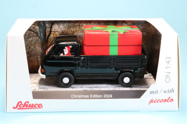 シュコー 1/43 フォルクスワーゲン T3a クリスマス 2024 ピッコロブルドッグプレゼント　450376300