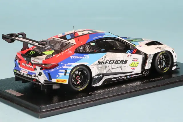 スパーク 1/43 BMW M4 GT3 WRT スパ 24h 2024 SB799 ミニカーショップ ロム