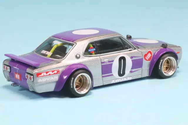 ポップレース 1/64 日産 スカイライン GT-R KPGC10 ハコスカ ポップレース在庫 1:64 スカイライン GTR KPGC10 ハコスカ V8