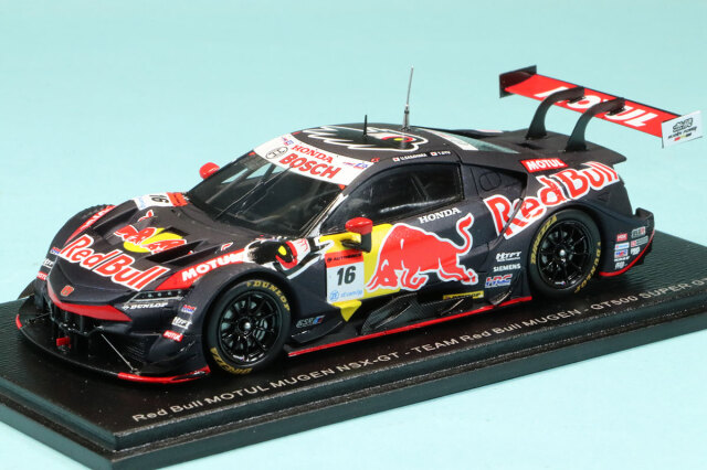 [返品交換対象外品]　スパーク 1/43 レッドブル モチュール ムゲン ホンダ NSX-GT スーパーGT 2022　GT500 No.16 笹原右京/大湯都史樹　SGT025