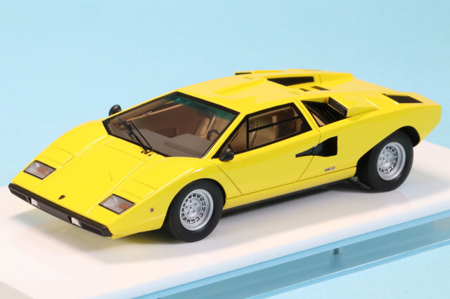 アイドロン 1/43 ランボルギーニ カウンタック LP400 1974 イエロー　EM387A