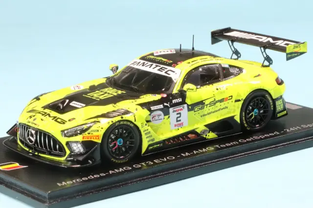 スパーク 1/43 メルセデス AMG GT3 EVO No.2 M-AMG Team GetSpeed スパ 24h 2024　SB821