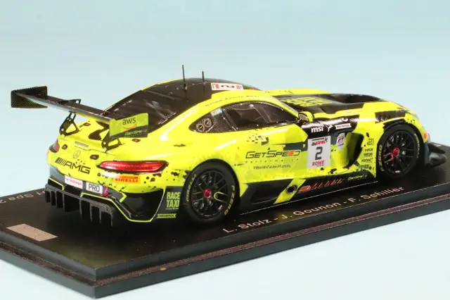 ミニカー 1/43 AMG GT3 No.2 GetSpeed 24H Spa 2021 Spark Mercedes AMG GT3, No.2, team GetSpeed, BWT, 24h Spa