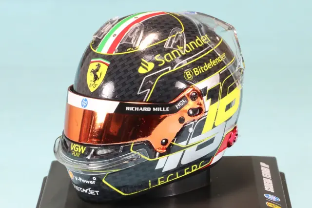 予約] ルックスマート 1/5 ヘルメット C.ルクレール 日本GP 2025