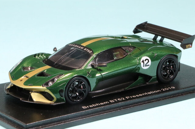 スパーク 1/43 ブラバム BT62 プレゼン 2019 グリーン　S8109