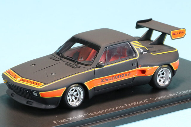 スパーク 1/43 フィアット X1/9 イクスノ ノーヴェ パリ サロン ブラック　S2317