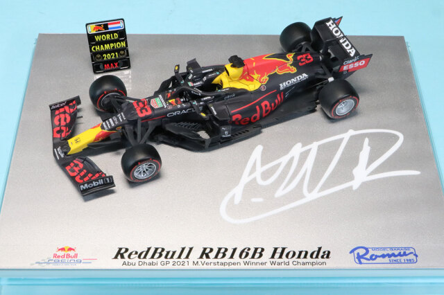 ロムファクトリー 1/43 レッドブル RB16B アブダビGP 2021 M.フェルスタッペン ウィナー ワールドチャンピオン　RFWMK4302_YS