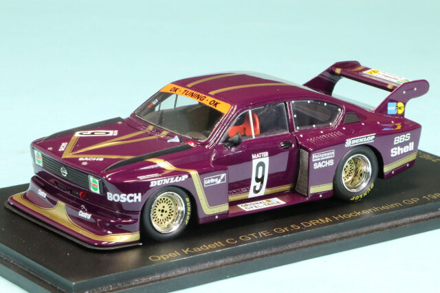 レースランド特注スパーク 1/43 オペル カデット GT/E Gr.5 DRM  ホッケンハイム 1981 No.9　RS1715