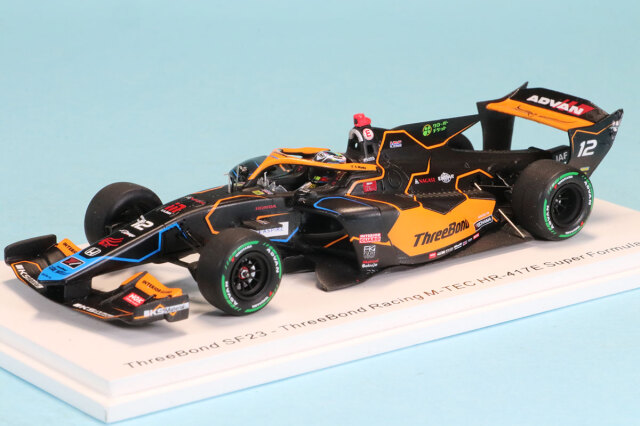スパーク 1/43 スリーボンド SF23  M-TEC HR-417E スーパーフォーミュラー 2024 No.12 三宅淳詞　SFJ029