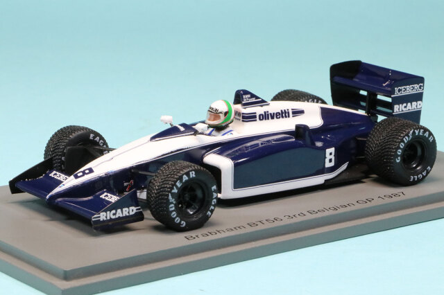 スパーク 1/43 ブラバム BT56 ベルギーGP 1987 3rd A.de.チェザリス　S7107