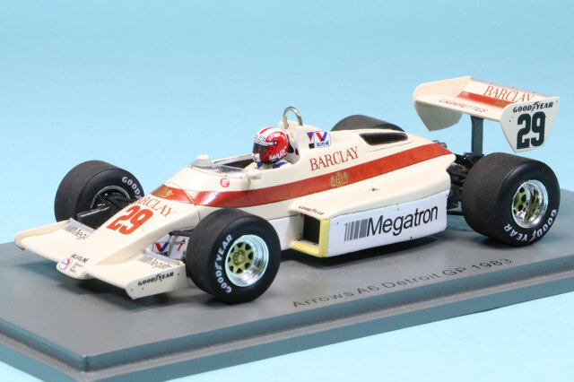 スパーク 1/43 アロウズ A6 デトロイトGP 1983 M.スレール　S5787