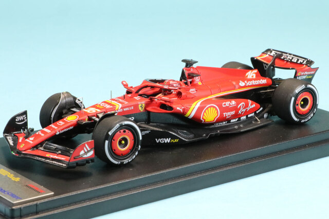 ルックスマート 1/43 フェラーリ SF-24 サウジアラビアGP  2024 C.ルクレール 3rd.　LSF1057