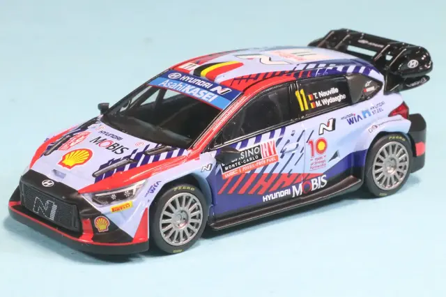 MINI-GT 1/64 ヒュンダイ i20 ラリー1 モンテカルロ ラリー 2024 No.11　MGT00871