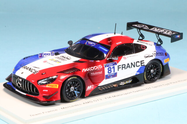 スパーク 1/43 メルセデス AMG GT3 FIA モータースポーツゲーム GTスプリントカップ ポールリカール 2022 No.81　S6328