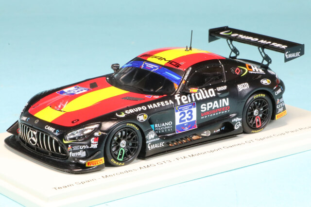 スパーク 1/43 メルセデス AMG GT3 FIA モータースポーツゲーム GTスプリントカップ ポールリカール 2022 No.23　S6329