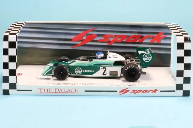 HRC特注スパーク 1/43 シェブロン B42 M21/7 F2 ポーGP  1978 パトリック・タンベイ　HRCS009