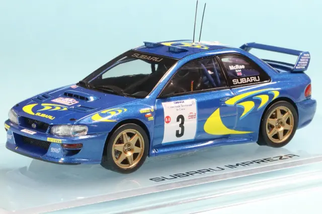 ホビージャパン 1/43 スバル インプレッサ  ツール・ド・コルス 1997 No.3　HJR431002A