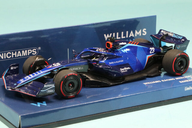 ミニチャンプス 1/43 ウィリアムズ レーシング FW44 バーレーンGP 2022 A.アルボン　417220123