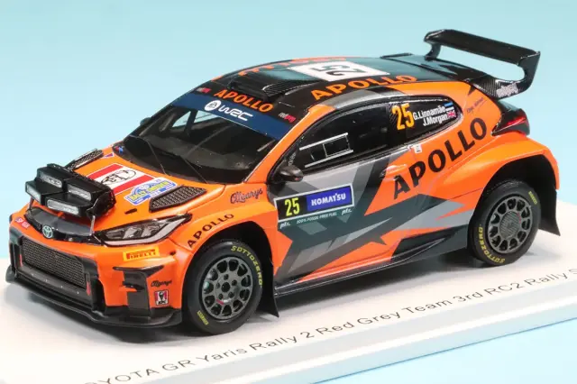 スパーク 1/43 トヨタ GR ヤリス ラリー2 スウェーデン 2024 No.25 G.リンナメ　S6871