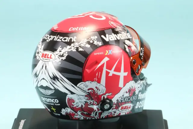 スパーク 1/5 ヘルメット F.アロンソ 日本GP 2024 5HF178