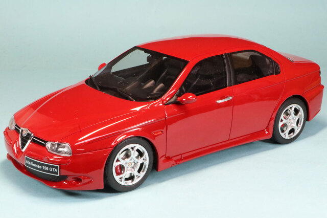 オットーモビル 1/18 アルファロメオ 156 GTA 2002 レッド 世界限定 2,500個　OTM1017