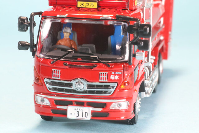 ACT CAR 1/64 モリタ 水戸市消防局 大型水槽車(桜水) ACT0002