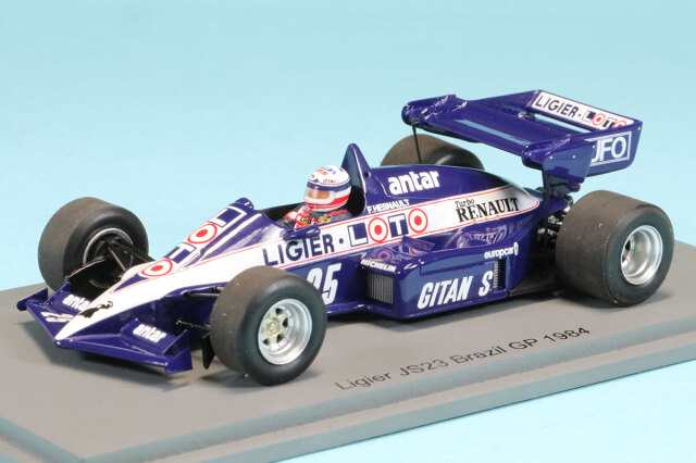 スパーク 1/43 リジェ JS23 ブラジルGP 1984 F.エスノー　S7416
