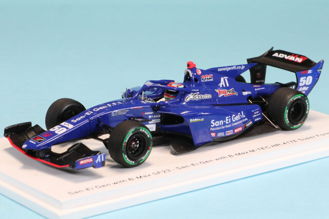 スパーク 1/43 サンエイ Bマックス SF23 M-TEC HR-417E スーパーフォーミュラー 2024 No.50 木村偉織　SFJ039
