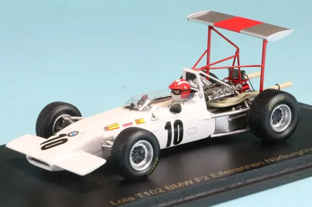 レースランド特注スパーク 1/43 ローラ T102 BMW F2 ニュル 1969 J.シフェール　RS1754