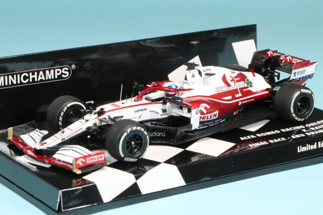 ミニチャンプス 1/43 アルファロメオ C41 アブダビGP 2021 K.ライコネン "引退レース"　417212307
