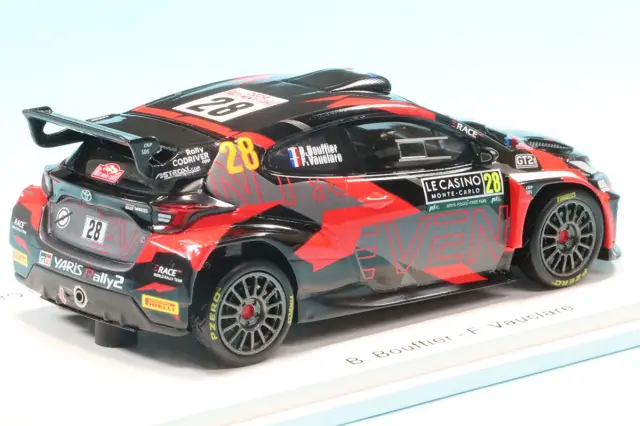スパーク 1/43 トヨタ GR ヤリス ラリー2 モンテカルロ 2024 No.28 B