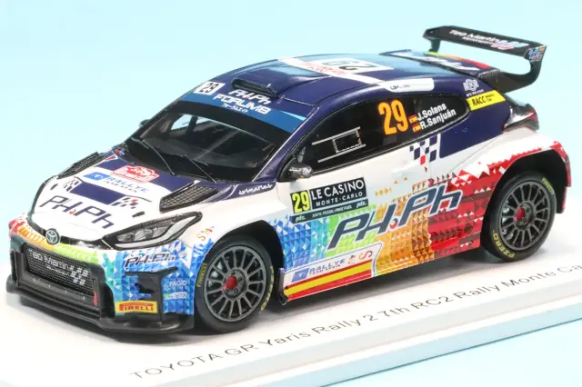 スパーク 1/43 トヨタ GR ヤリス　 2023モンテカルロ　ロバンペラ スパーク 1/43 トヨタ GR ヤリス ラリー2 モンテカルロ 2024 No