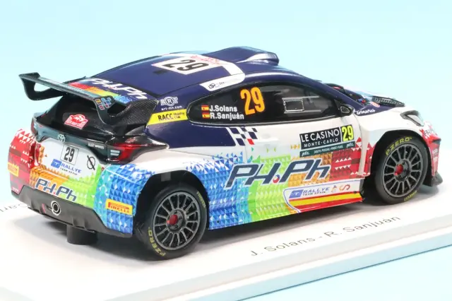 スパーク。1/43.トヨタヤリス.WRC2ndモンテ.アルバカルロ2017。 スパーク。1/43.トヨタヤリス.WRC2ndモンテ.アルバカルロ2017
