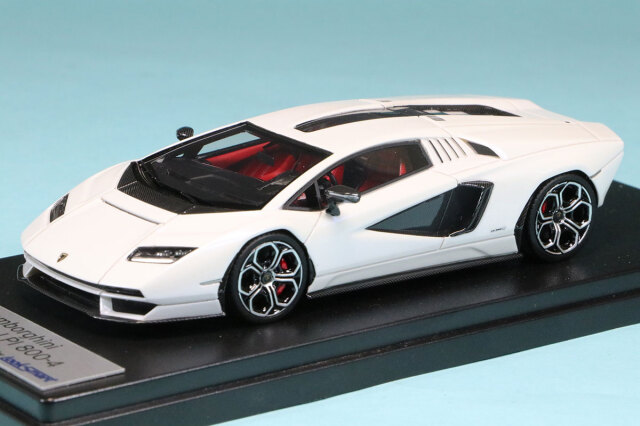 ルックスマート 1/43 ランボルギーニ カウンタック LPI 800-4 2021 サイドリアルホワイト　LS529A
