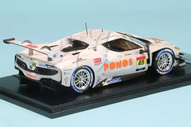 PONOS RACING SUPER GT2024 ミニカー　1/43スケール 1/43 PONOS FERRARI 296 No.45 PONOS RACING GT300 SUPER GT
